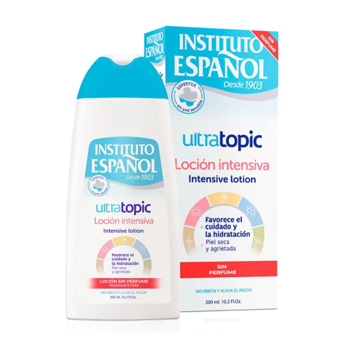 Instituto Español Ultratopic Locion Intensiva Sin Perfume 300ml - Orient Perfumes Portugal