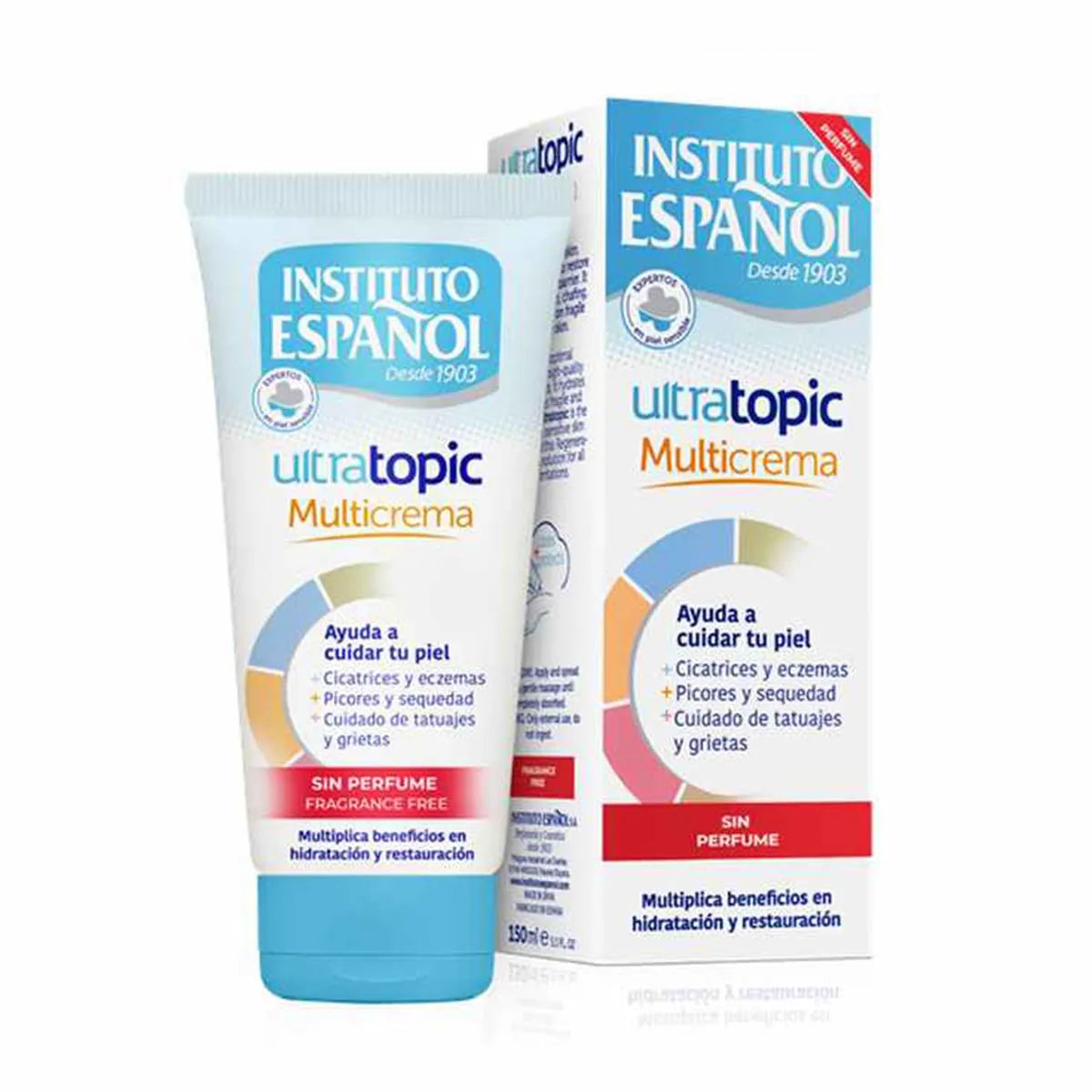 Instituto Español Ultratopic Multi-Crema Sin Perfume 150ml - Orient Perfumes Portugal