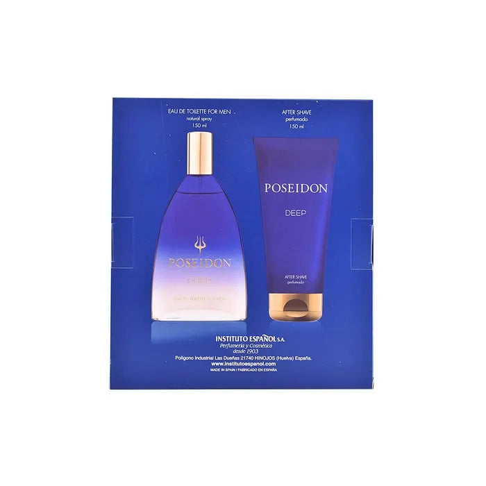 Institito Español Poseidon Deep Eau De Toilette Spray 150ml Set 2 Piezas - Orient Perfumes Portugal