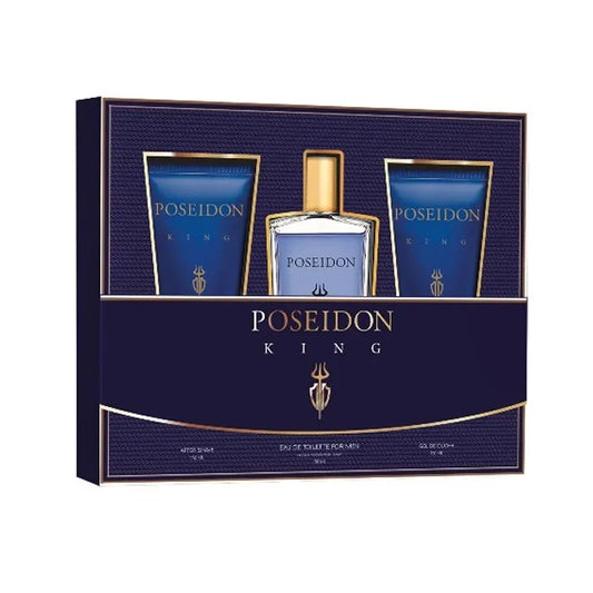 Aire De Sevilla Poseidon King Men Eau De Toilette Spray 150ml Set 3 Pieces - Perfume Original na Orient Perfumes Portugal