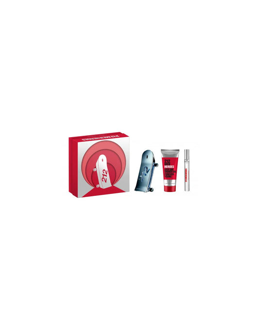 Carolina Herrera Set 212 Heroes Men Edt 90ml Edt 10ml@ - Orient Perfumes Portugal