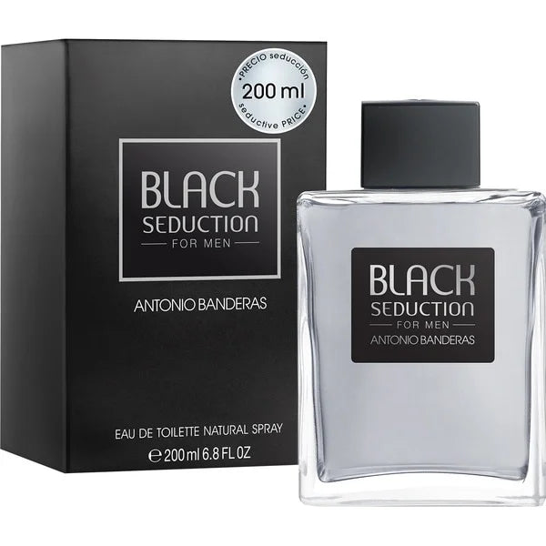 Antonio Banderas Black Seduction Eau de Toilette Spray 200ml - Perfume Original na Orient Perfumes Portugal