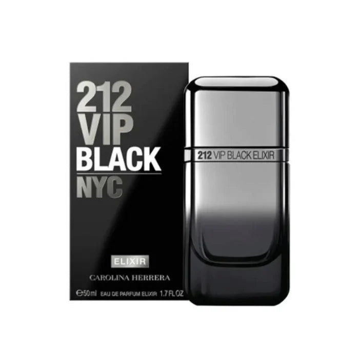 Carolina Herrera 212 VIP Black Eau de Parfum Elixir Spray 50ml - Orient Perfumes Portugal