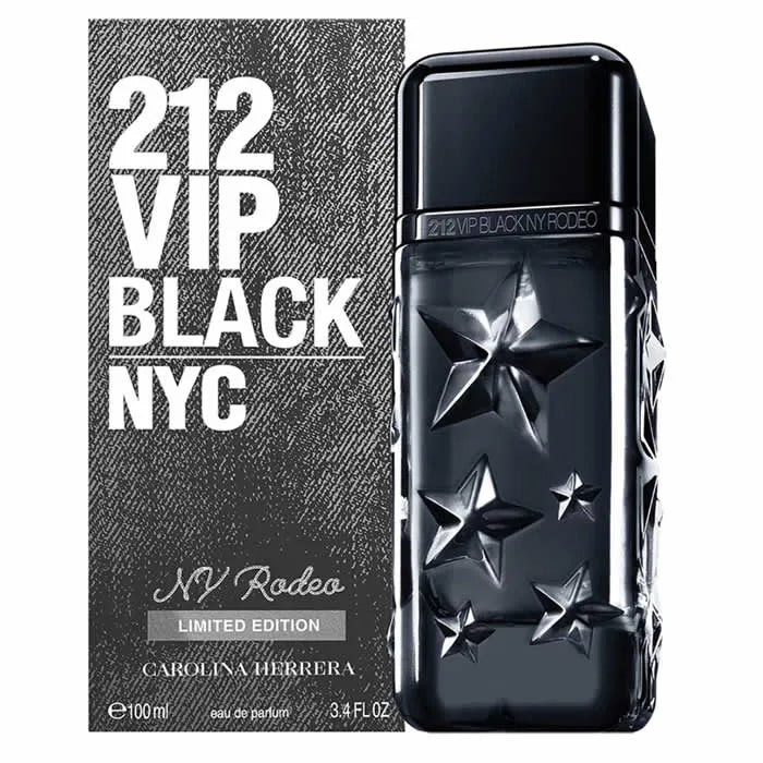 Carolina Herrera 212 Vip Black Ny Rodeo Eau De Parfum Spray 100ml Limited Edition - Orient Perfumes Portugal