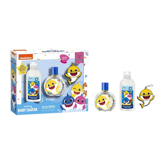 Cartoon Baby Shark Eau De Toilette Spray 50ml Set 3 Piezas - Orient Perfumes Portugal