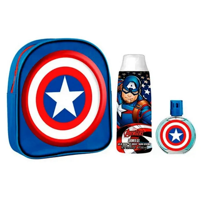 Captain America Eau De Toilette Spray 50ml Set 3 Pieces - Perfume Original na Orient Perfumes Portugal