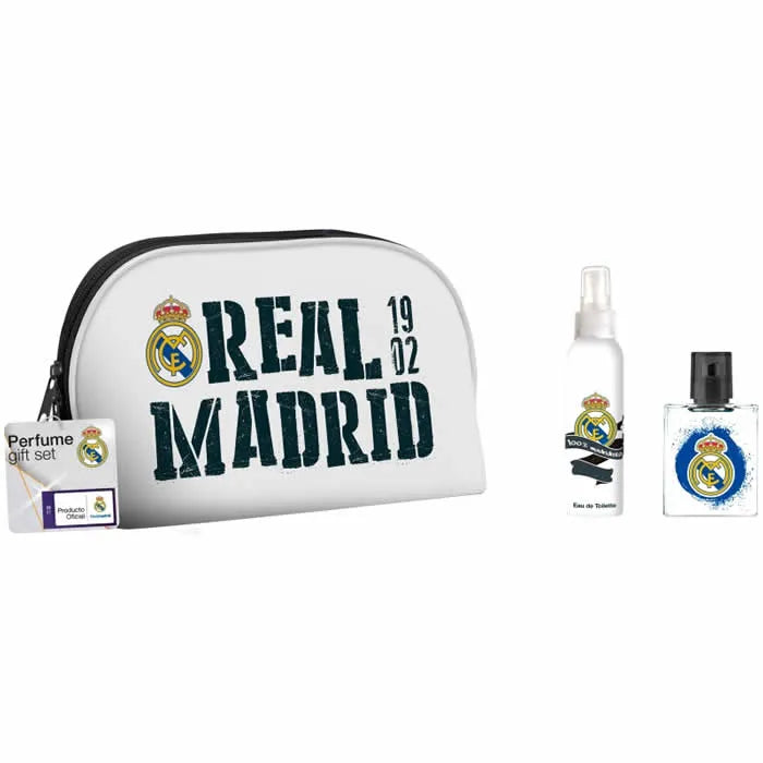 Real Madrid Eau De Toilette Spray 50ml Set 3 Pieces - Perfume Original na Orient Perfumes Portugal