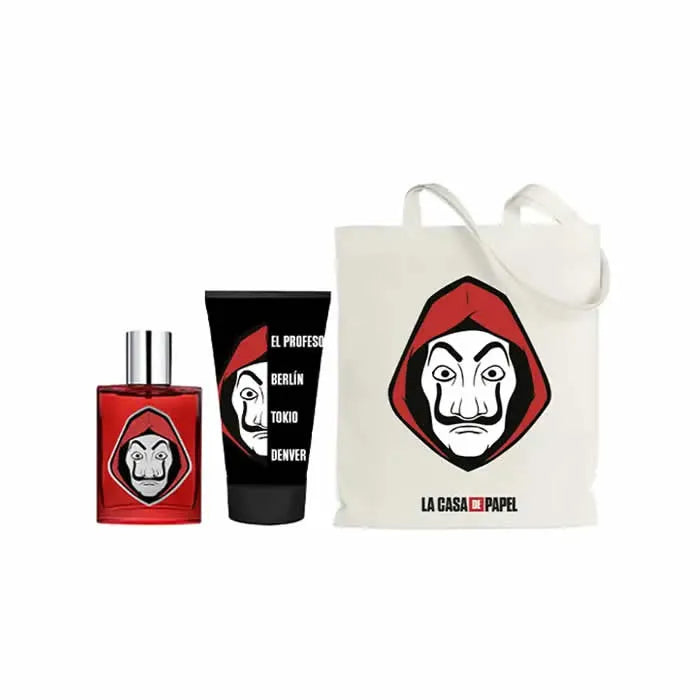 Netflix La Casa De Papel Eau De Toilette Spray 100ml Set 3 Pieces - Perfume Original na Orient Perfumes Portugal