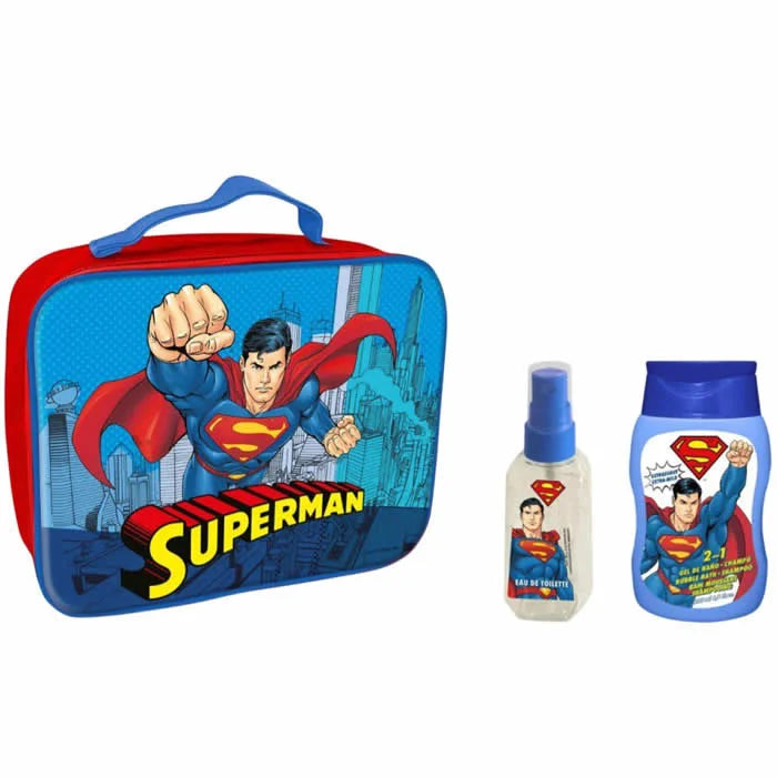 Superman Shower Gel And Shampoo 200ml Set 3 Piezas - Orient Perfumes Portugal