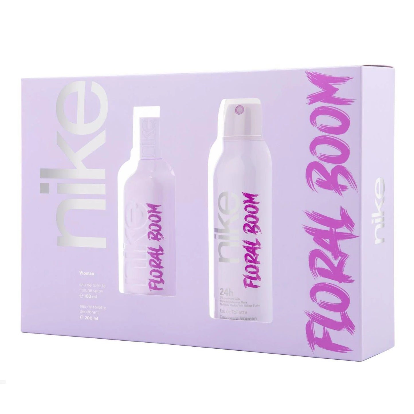 Nike Woman Floral Boom Eau De Toilette 1un Spray Desodorante Eau De Toilette 200ml Spray - Orient Perfumes Portugal