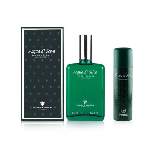 Victor Acqua Di Selva Eau De Cologne Spray 100ml Set 2 Piezas - Orient Perfumes Portugal