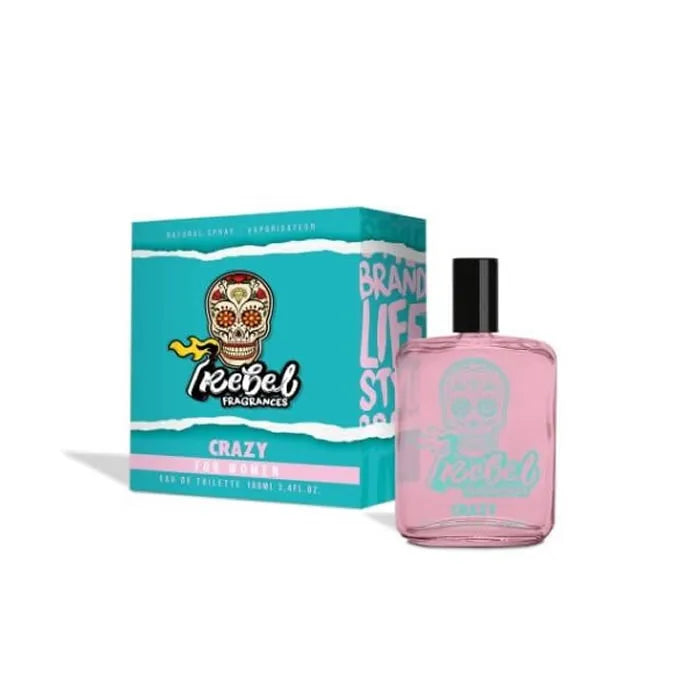 Rebel Crazy Women Eau De Toilette 100ml - Orient Perfumes Portugal