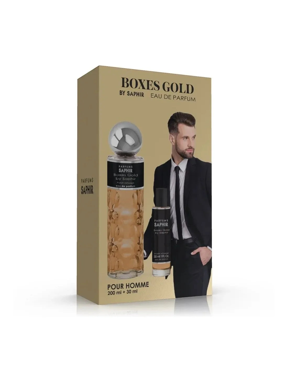 Saphir Boxes Gold Edp Spray 200ml 30ml Sets - Perfume Original na Orient Perfumes Portugal