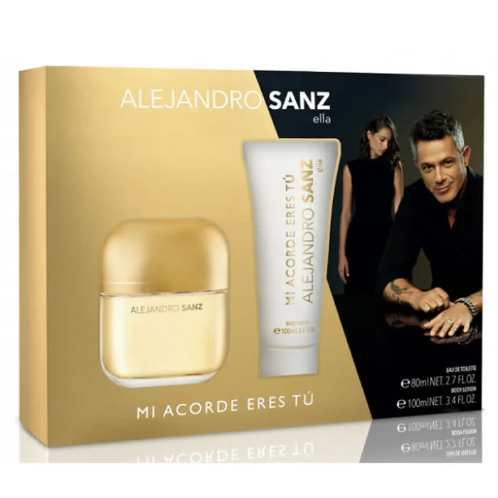 Alejandro Sanz Mi Acorde Eres Tu Eau De Toilette Spray 100ml Set 2 Piezas - Orient Perfumes Portugal