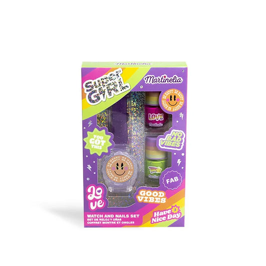 Martinelia Super Girl Watch And Nails Set  - Orient Perfumes Portugal