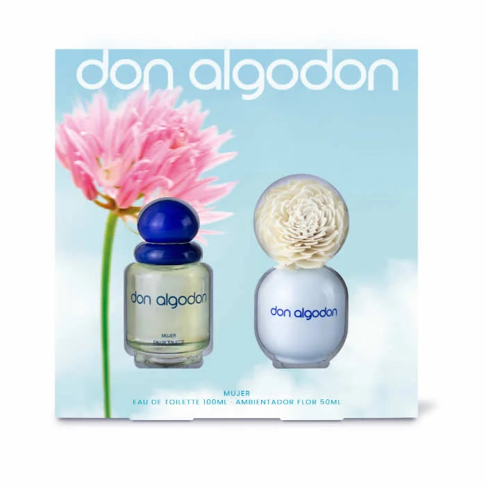 Don Algodon Eau De Toilette Spray 100ml Set 2 Piezas - Orient Perfumes Portugal