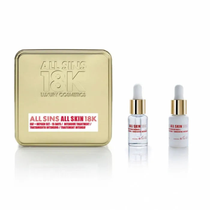 All Sins 18k All Skin Efg Oxygen 15 Days Intensive Treatment Set 2 Piezas - Orient Perfumes Portugal