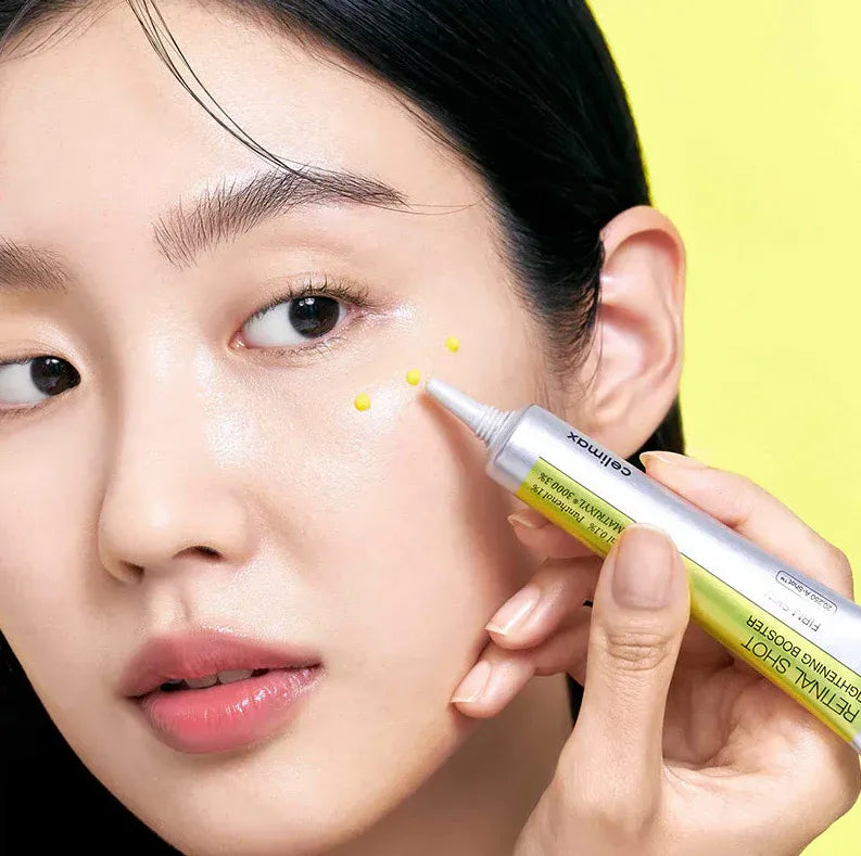 Caixa original do tratamento K-Beauty Celimax Vita A Retinal Shot 30g