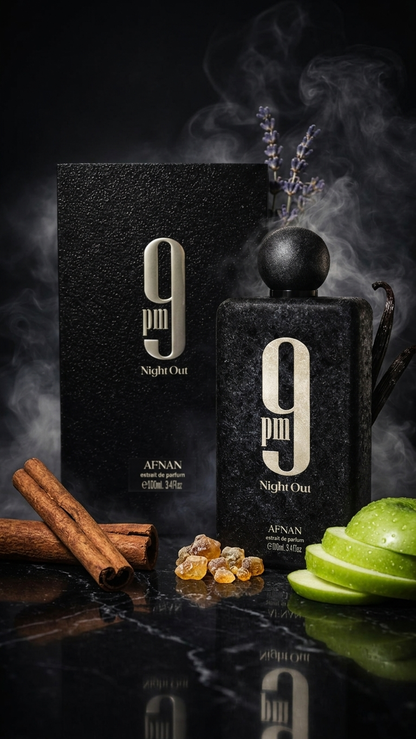 Afnan 9 PM Night Out Extrait De Parfum 100ml | Orient Perfumes